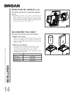 Предварительный просмотр 36 страницы Broan BBN2243SS Installation Instructions Manual