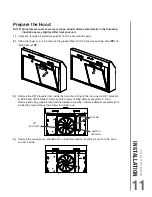 Предварительный просмотр 11 страницы Broan BCDA series Installation Use And Care Manual