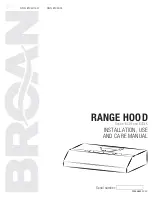 Предварительный просмотр 1 страницы Broan BCDF Series Installation Use And Care Manual