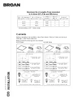 Предварительный просмотр 8 страницы Broan BCDF Series Installation Use And Care Manual