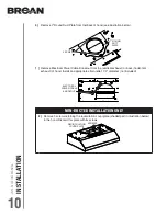 Предварительный просмотр 10 страницы Broan BCDF Series Installation Use And Care Manual