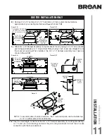 Предварительный просмотр 11 страницы Broan BCDF Series Installation Use And Care Manual