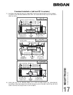 Предварительный просмотр 17 страницы Broan BCDF Series Installation Use And Care Manual