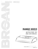 Предварительный просмотр 1 страницы Broan BCDF1 Series Installation Use And Care Manual