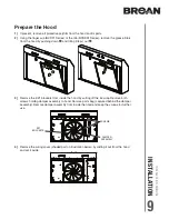 Предварительный просмотр 9 страницы Broan BCDF1 Series Installation Use And Care Manual