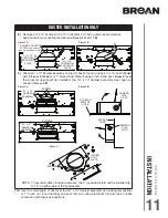 Предварительный просмотр 11 страницы Broan BCDF1 Series Installation Use And Care Manual