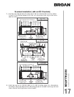 Предварительный просмотр 17 страницы Broan BCDF1 Series Installation Use And Care Manual