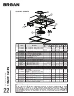 Предварительный просмотр 22 страницы Broan BCDF1 Series Installation Use And Care Manual