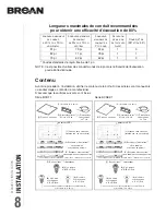 Предварительный просмотр 33 страницы Broan BCDF1 Series Installation Use And Care Manual