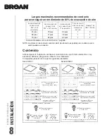 Предварительный просмотр 58 страницы Broan BCDF1 Series Installation Use And Care Manual