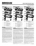 Предварительный просмотр 4 страницы Broan BCR1 Manual