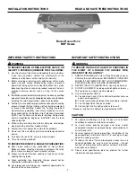 Broan BDF SERIES Installation Instructions Manual предпросмотр