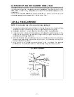 Предварительный просмотр 5 страницы Broan Best IEX42 Owner'S Manual