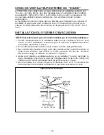 Предварительный просмотр 18 страницы Broan Best IEX42 Owner'S Manual