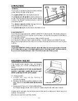 Предварительный просмотр 9 страницы Broan Best IS102 Series User Manual