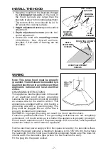 Предварительный просмотр 7 страницы Broan Best K273 Manual