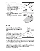 Предварительный просмотр 6 страницы Broan Best K30 User Manual