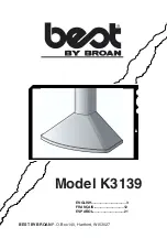 Broan Best K3139 Owner'S Manual предпросмотр