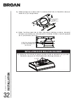 Предварительный просмотр 32 страницы Broan BKSJ1 Series Installation Use And Care Manual