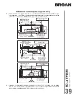 Предварительный просмотр 39 страницы Broan BKSJ1 Series Installation Use And Care Manual