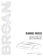 Broan BNDD1 Series Installation Use And Care Manual предпросмотр