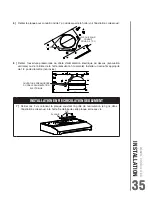 Предварительный просмотр 35 страницы Broan BQDD Series Installation Use And Care Manual