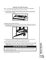 Предварительный просмотр 15 страницы Broan BQDD1 Series Installation Use And Care Manual