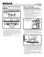 Предварительный просмотр 5 страницы Broan BW50 SERIES Instructions Manual