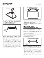 Предварительный просмотр 6 страницы Broan BW50 SERIES Instructions Manual