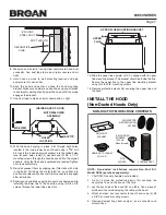 Предварительный просмотр 7 страницы Broan BW50 SERIES Instructions Manual