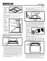 Предварительный просмотр 8 страницы Broan BW50 SERIES Instructions Manual