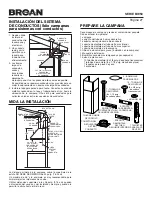 Предварительный просмотр 21 страницы Broan BW50 SERIES Instructions Manual