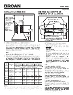 Предварительный просмотр 22 страницы Broan BW50 SERIES Instructions Manual