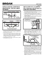 Предварительный просмотр 23 страницы Broan BW50 SERIES Instructions Manual