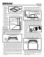 Предварительный просмотр 26 страницы Broan BW50 SERIES Instructions Manual