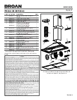 Предварительный просмотр 27 страницы Broan BW50 SERIES Instructions Manual