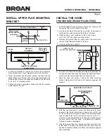 Предварительный просмотр 5 страницы Broan BW5030SSL Manual