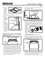 Предварительный просмотр 8 страницы Broan BW5030SSL Manual