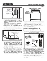 Предварительный просмотр 17 страницы Broan BW5030SSL Manual