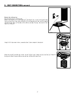 Предварительный просмотр 7 страницы Broan BW5830SS Installation Use And Care Manual