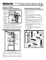 Предварительный просмотр 14 страницы Broan BWP1 Series Instructions Manual