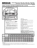 Предварительный просмотр 16 страницы Broan BWP1 Series Instructions Manual