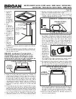 Предварительный просмотр 20 страницы Broan BWP1 Series Instructions Manual