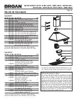 Предварительный просмотр 21 страницы Broan BWP1 Series Instructions Manual