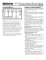 Предварительный просмотр 24 страницы Broan BWP1 Series Instructions Manual