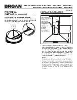 Предварительный просмотр 26 страницы Broan BWP1 Series Instructions Manual