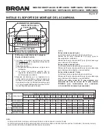 Предварительный просмотр 27 страницы Broan BWP1 Series Instructions Manual