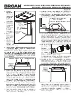 Предварительный просмотр 31 страницы Broan BWP1 Series Instructions Manual