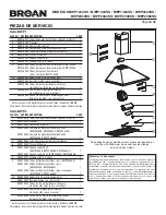 Предварительный просмотр 32 страницы Broan BWP1 Series Instructions Manual