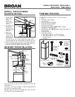 Предварительный просмотр 3 страницы Broan BWS1304BLS Instructions Manual